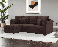 Диваны угловые в гостиную, Диван угловой Берлин (Велюр)
