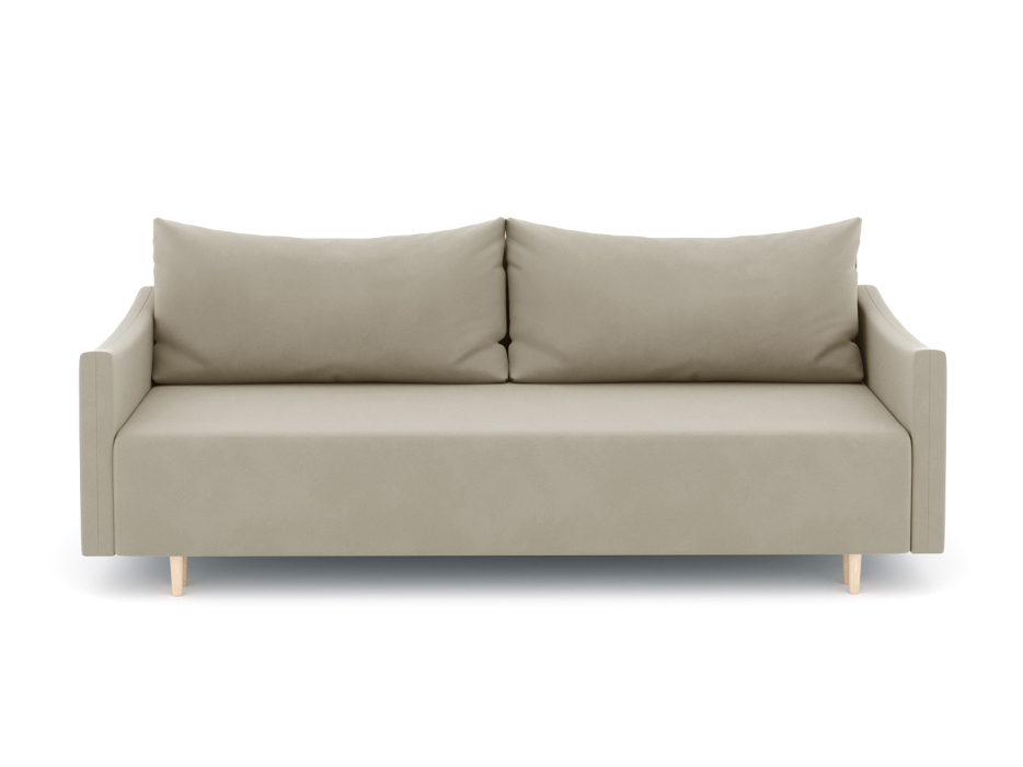 Диваны еврокнижки, Диван-кровать еврокнижка Смайл с подлокотниками, велюр