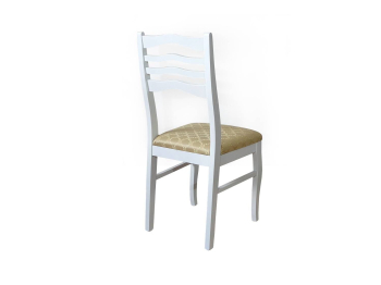 Стул С-1 / Тон 304 Белый /  Андрис Бежевый Соты ( Комплект 2 шт. )