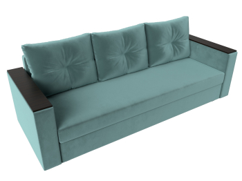 Диван прямой Атланта без стола, велюр