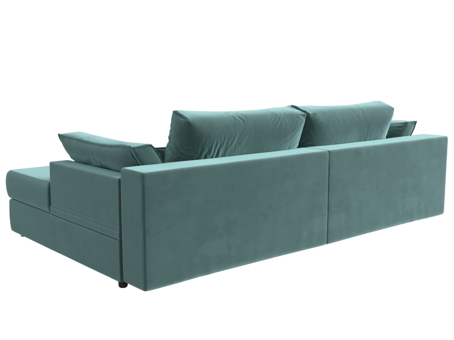 Диваны угловые в гостиную, Угловой диван Пекин угол правый, велюр