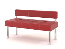 Офисные диваны, Офисный диван Бизнес со спинкой 130