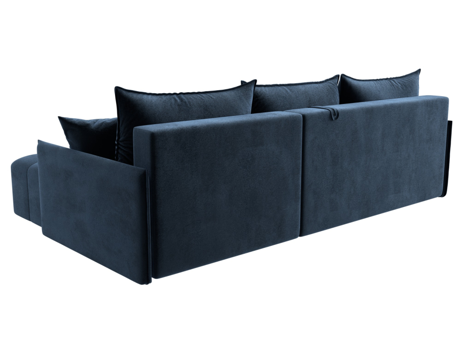 Диваны угловые в гостиную, Диван угловой Лига-054 НПБ угол универсальный, велюр TOWER