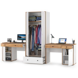 Два письменных стола и шкаф Вуди