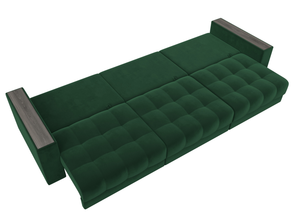 Дизайнерские диваны для гостиной, Диван прямой с декором Лига-049 НПБ Лонг, велюр SEVEN