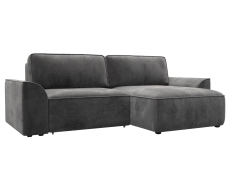 Диваны угловые в гостиную, Диван угловой Лига-048 НПБ, велюр TOWER