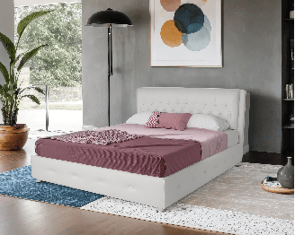 Кровать Граф 140 см (Экокожа)