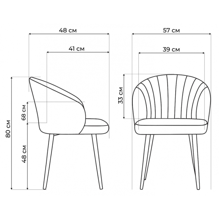 Стулья, Стул на металлокаркасе Бэнбу крутящийся marseille данс (чёрный)