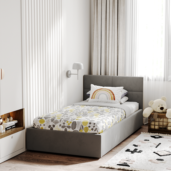 Кровати с мягким изголовьем, Кровать односпальная Меркурий-5 90*200