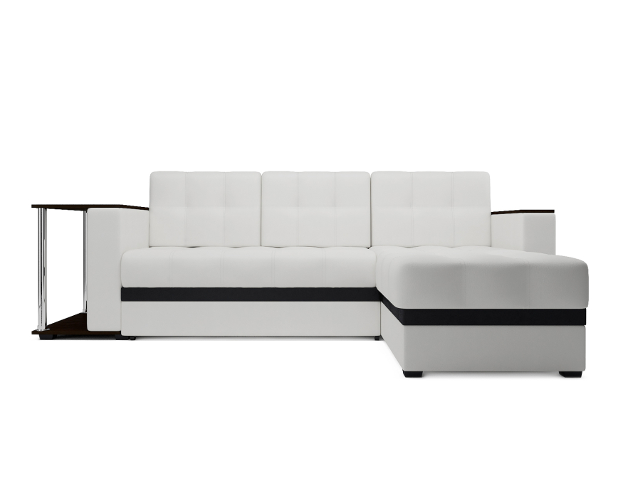 Диваны угловые в гостиную, Диван угловой Атланта (Экокожа)