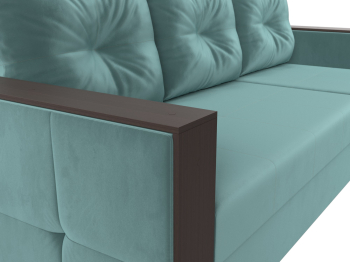 Угловой диван Валенсия Лайт правый угол, велюр