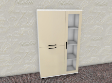 Шкафы распашные, Модульная система Грейс Шкаф ШК-5081  Снежный Ясень