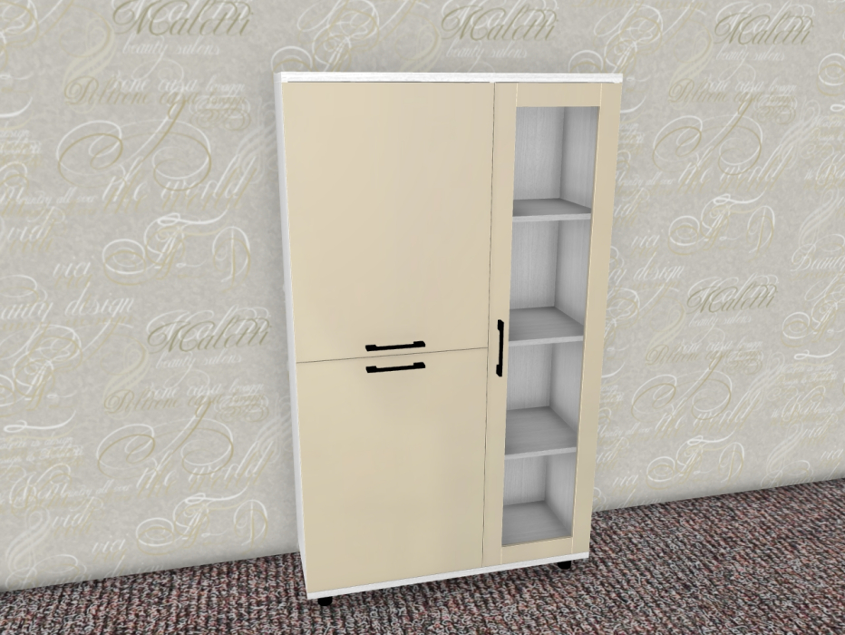 Шкафы распашные, Модульная система Грейс Шкаф ШК-5081  Снежный Ясень