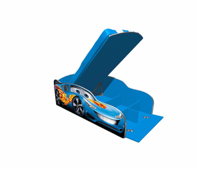 Кровати - машины, Кровать машина детская ФОРМУЛА СИНЯЯ 4.0 - 160см