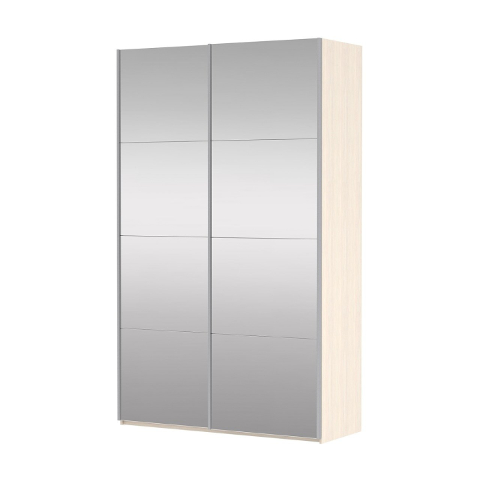Шкафы-купе 2-х дверные, Шкаф Прайм дуо Зеркало 2300 х 1200 х 570
