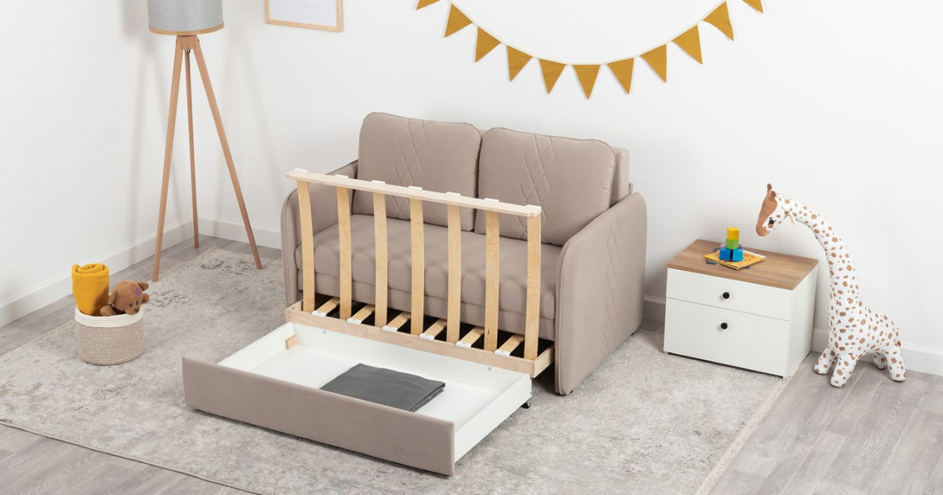 Диваны с ящиком для белья, Диван-кровать Юта (120)