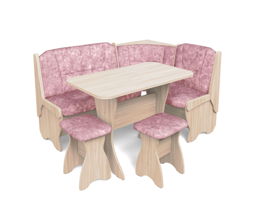 Кухонные уголки, Орхидея Кухонный уголок №5 Велюр