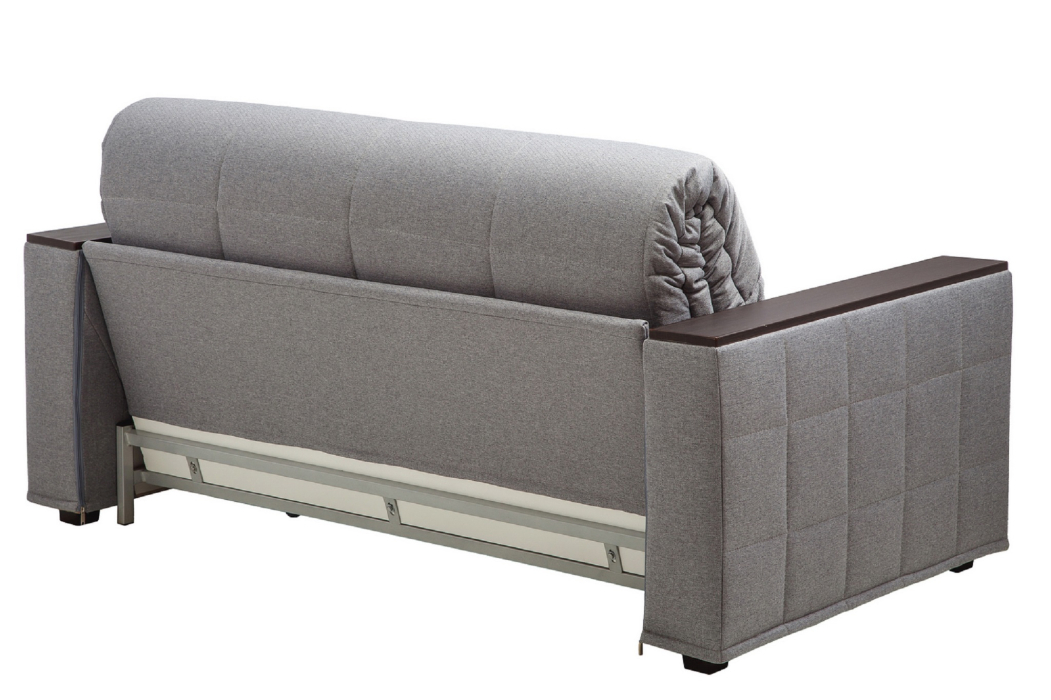 Диваны с ящиком для белья, Диван-кровать Аккордеон Классик 140 см Шерлок, рогожка