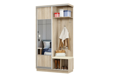 Прихожая Премьер 02 Лайт 05 Правая Мягкая