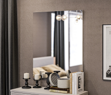 Зеркала в спальню, Зеркало Милан СБ-3299 Серый