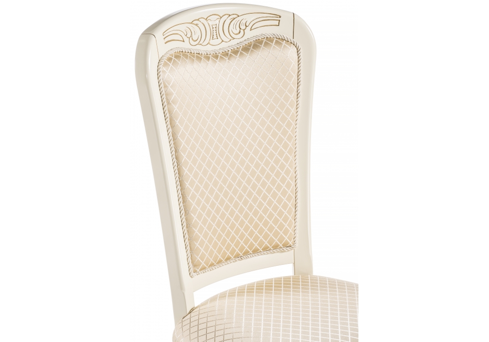 Стулья, Стул деревянный Клето патина золото / ромб