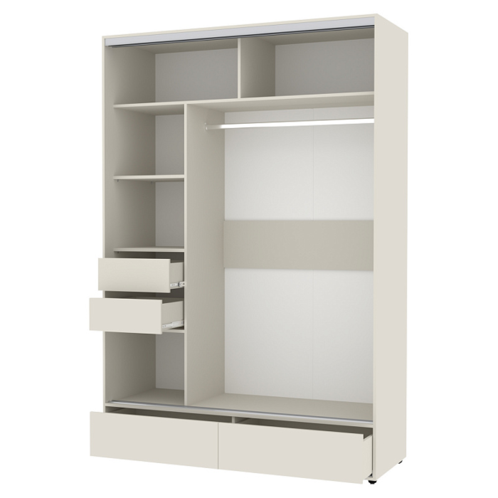 Шкафы-купе, Шкаф-купе 2-дв  MOD 1600 лдсп/лдсп  (в2390*ш1600*г620)