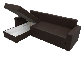 Диван угловой Верона Лайт левый угол, экокожа