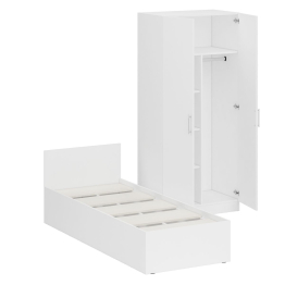 Кровать односпальная 800 со шкафом для одежды 2-х створчатым Стандарт