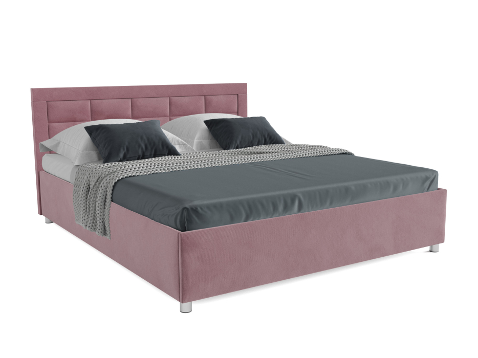 Кровати с мягким изголовьем, Кровать Версаль 160 см (Велюр)