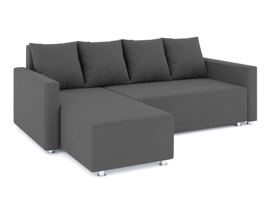 Диваны угловые в гостиную, Диван-кровать угловой Челси еврокнижка, велюр