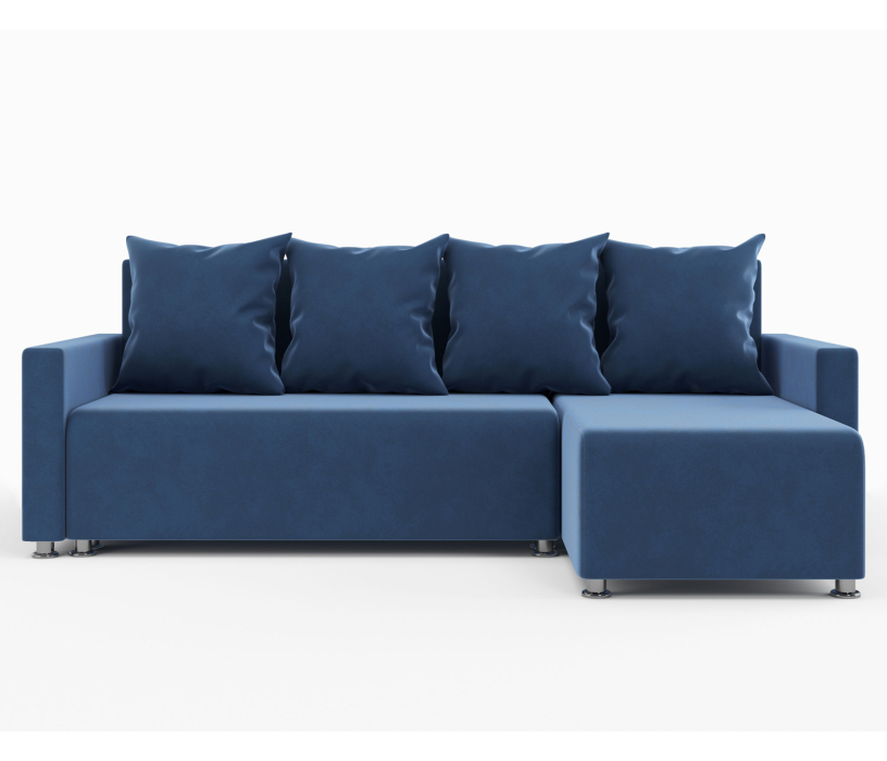 Диваны угловые в гостиную, Угловой диван-кровать Таити,велюр