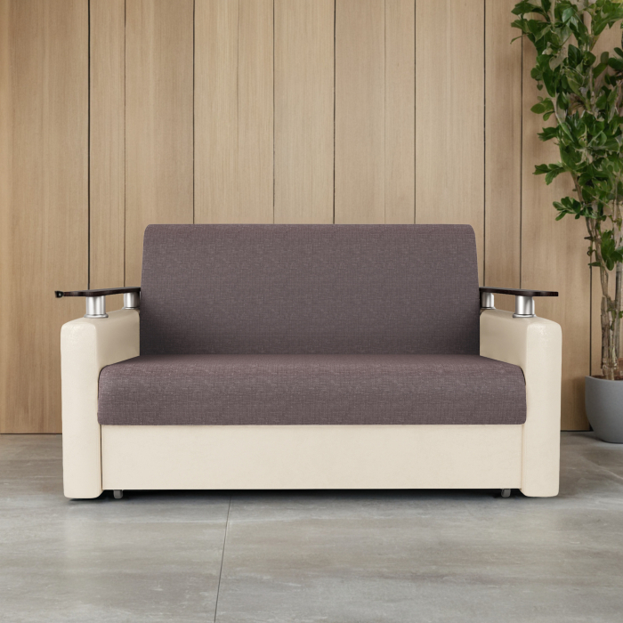 Диваны, Диван-кровать Шарм 140, рогожка/экокожа