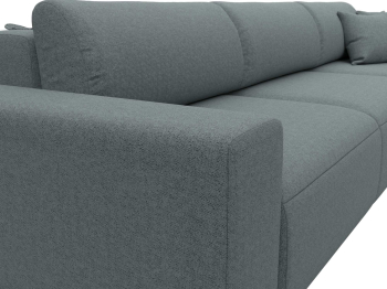 Диван прямой Лига-036 НПБ Классик Лонг, рогожка Амур