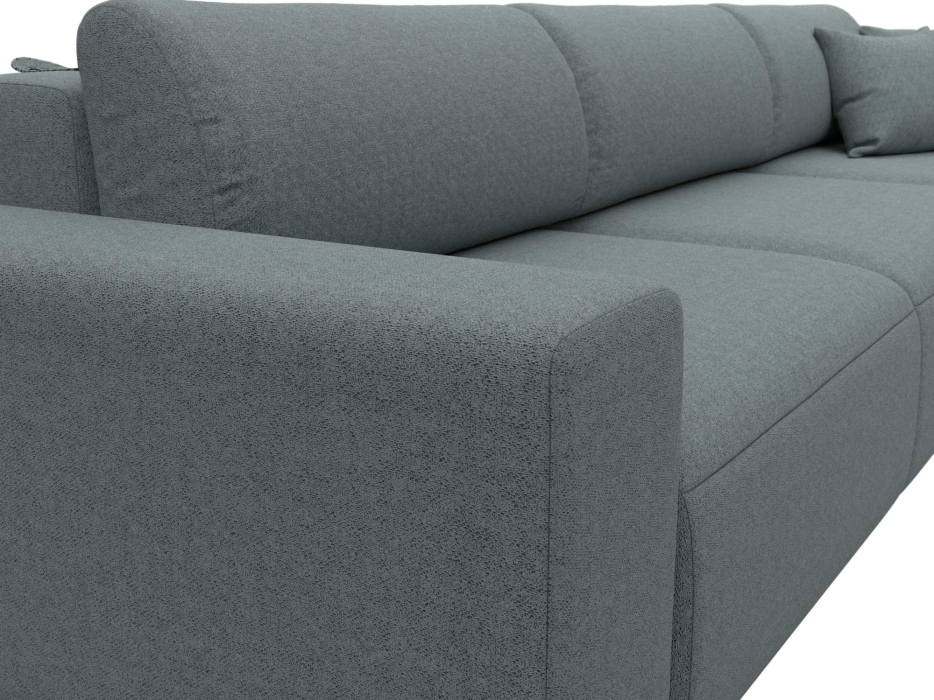 Диваны еврокнижки, Диван прямой Лига-036 НПБ Классик Лонг, рогожка Амур