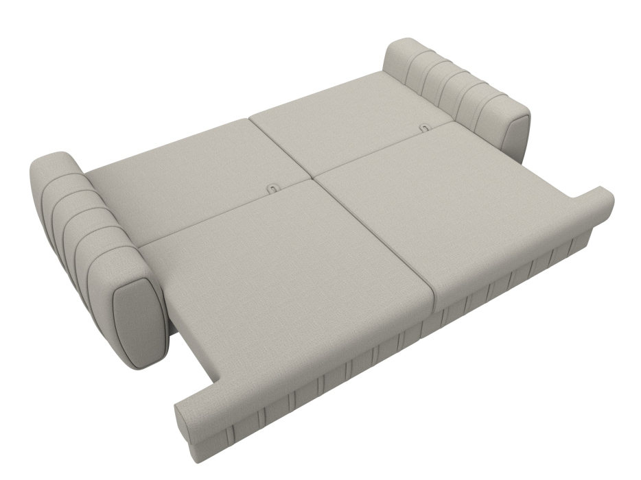 Диваны еврокнижки, Диван прямой Лига-057 НПБ, рогожка Амур