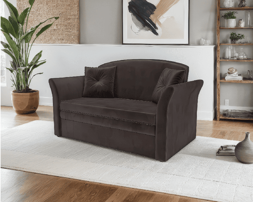 Диваны выкатные, Диван прямой выкатной Малютка №2 (Бархат)