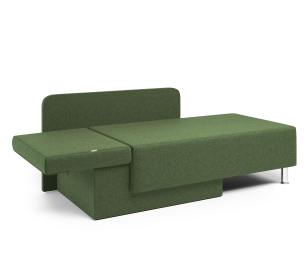 Кушетка Леон левый, рогожка