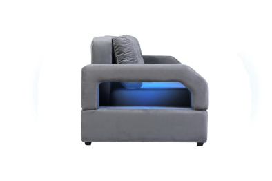 Диван-кровать еврокнижка, Манчестер 160 с  подсветкой, велюр