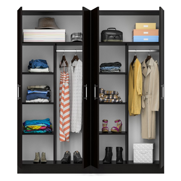 Шкафы распашные, Два 2-х створчатых шкафа для одежды Стандарт