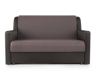 Диван-кровать Аккорд Д 120, рогожка/экокожа