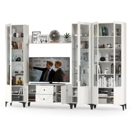 Стенка для гостиной с ТВ-тумбой Валенсия № 68