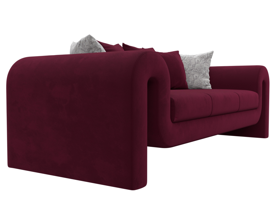 Диваны прямые кухонные, Диван прямой Волна, микровельвет