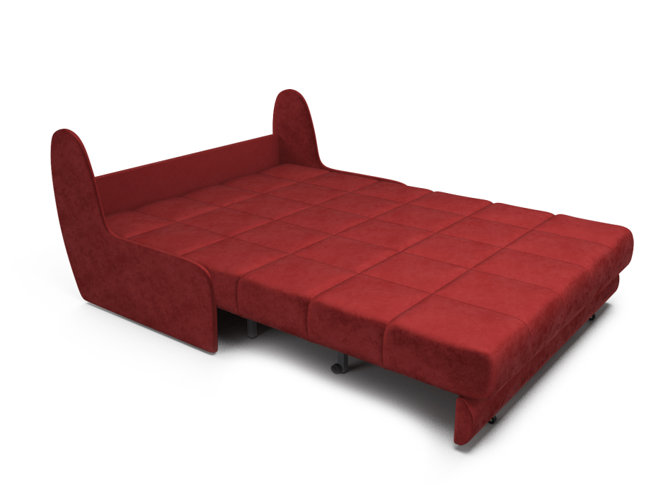 Диваны с ящиком для белья, Диван аккордеон Барон №2 НПБ 180х200 Бархат