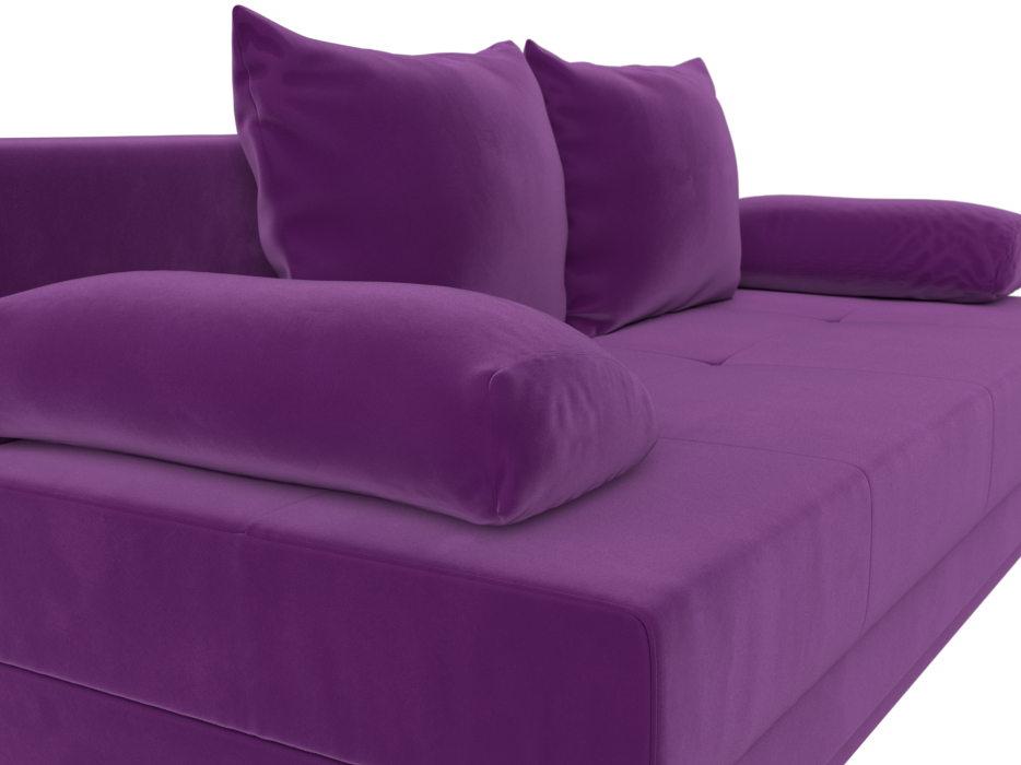 Диваны еврокнижки, Диван прямой Ник-2, микровельвет