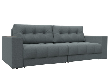 Диван прямой с декором Лига-049 НПБ, рогожка Амур