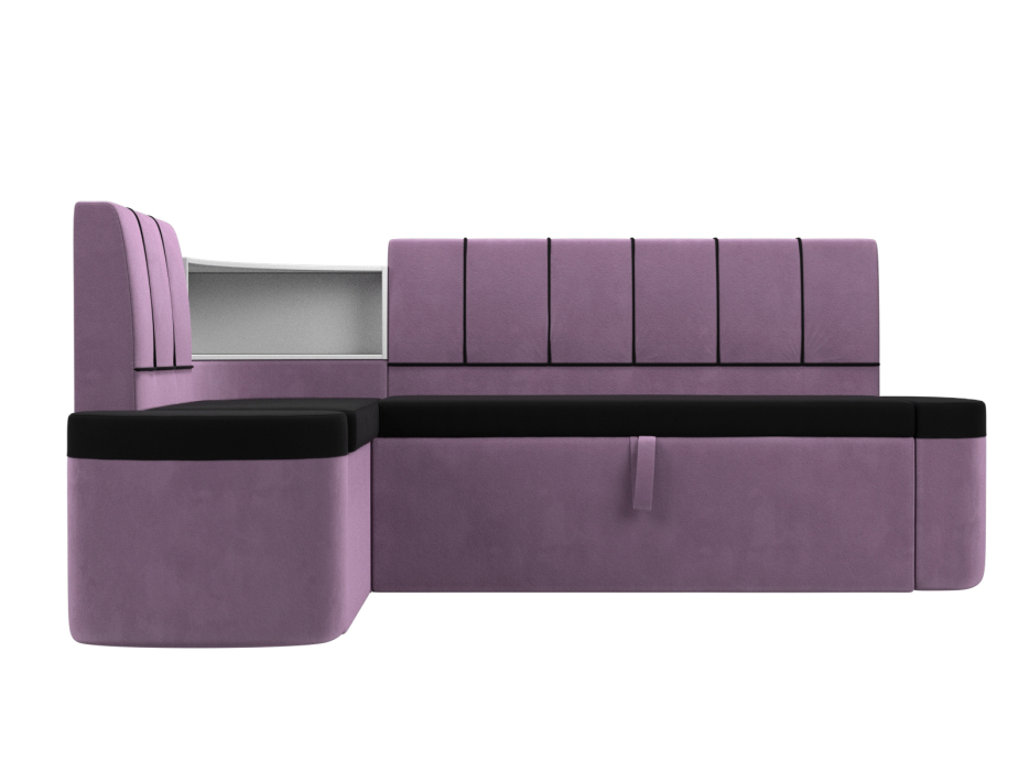 Диваны угловые кухонные, Кухонный угловой диван Тефида левый угол, микровельвет