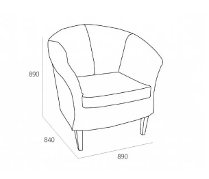 Кресло Оскар Велюр