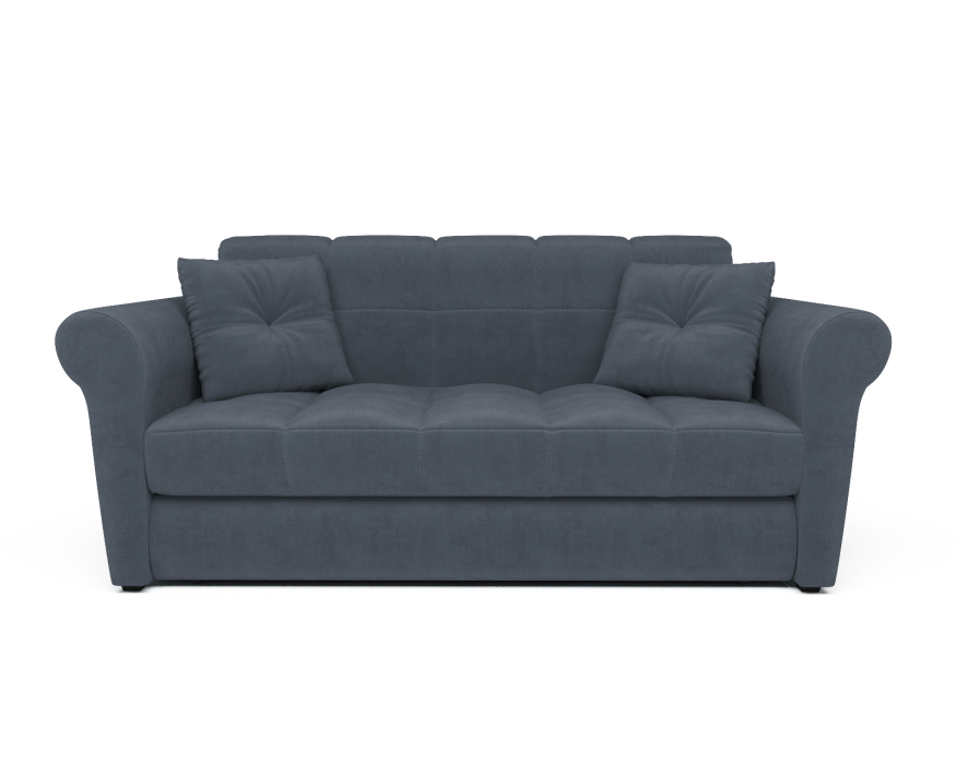 Диваны кровати со спальным местом, Прямой диван Грандия, велюр