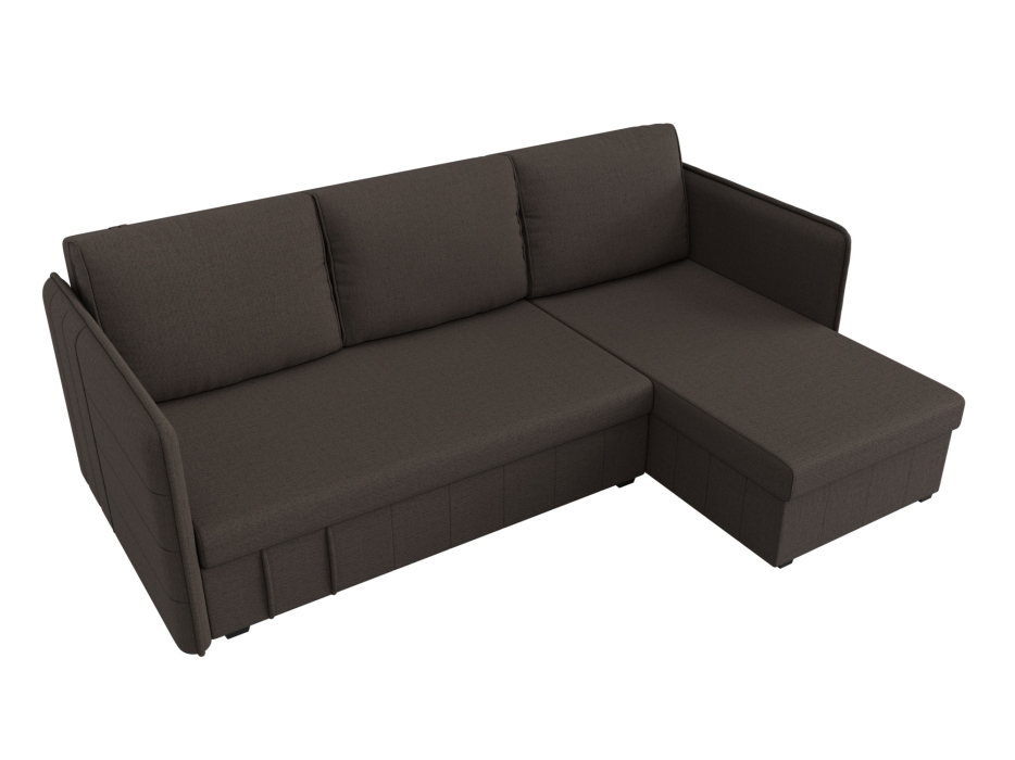 Диваны угловые в гостиную, Диван угловой Слим универсальный угол, рогожка Амур