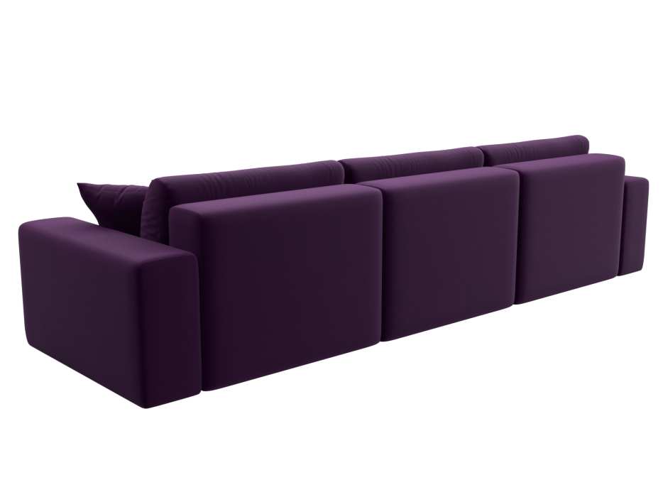 Диваны еврокнижки, Диван прямой Лига-036 Классик Лонг, микровельвет
